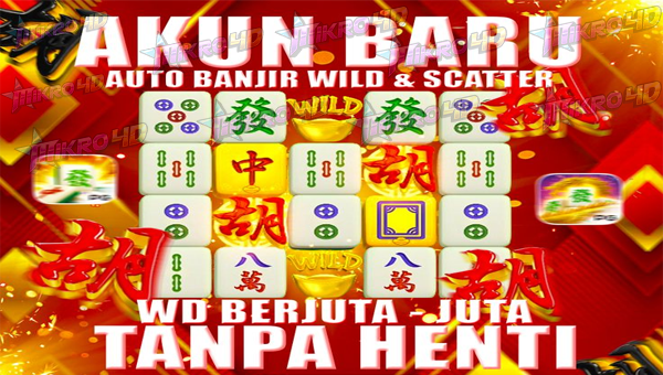 AKUN BARU AUTO BANJIR WILD & SCATTER WD BERJUTA JUTA TANPA HENTI